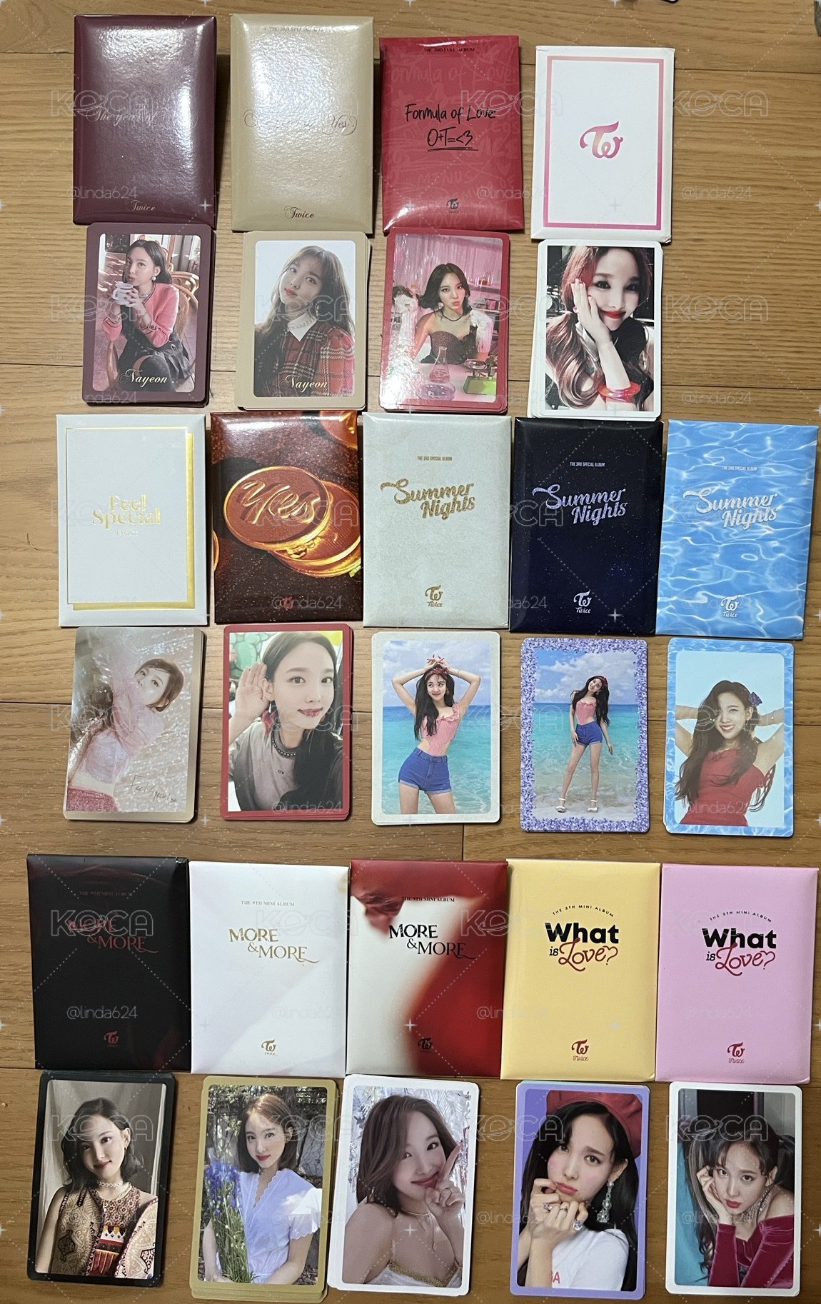 twice 歷屆 預購禮 整組 feel special. the year of yes. summer nights