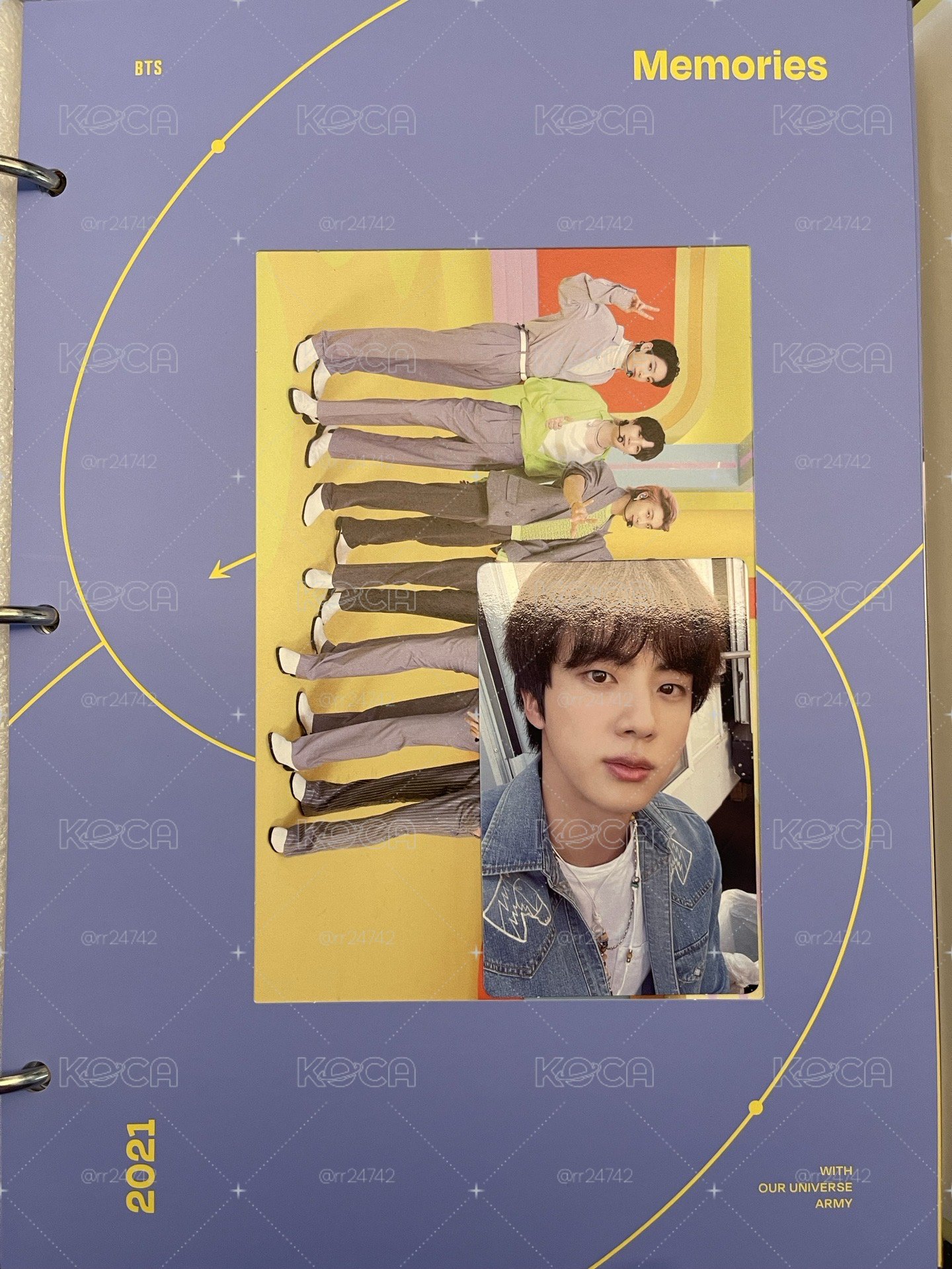 BTS 2021回憶錄數位版 珍旻小卡
