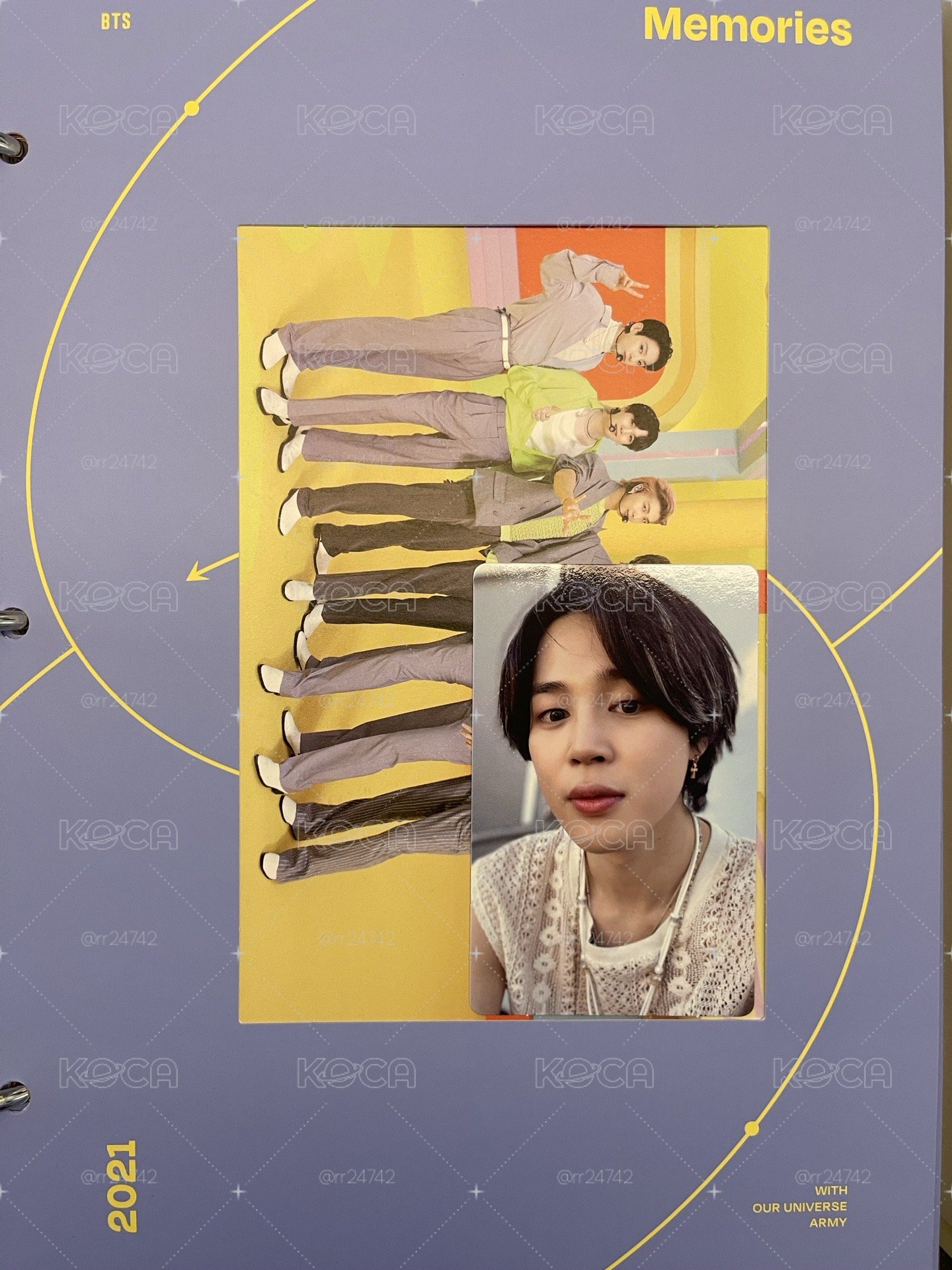 BTS 2021回憶錄數位版 珍旻小卡