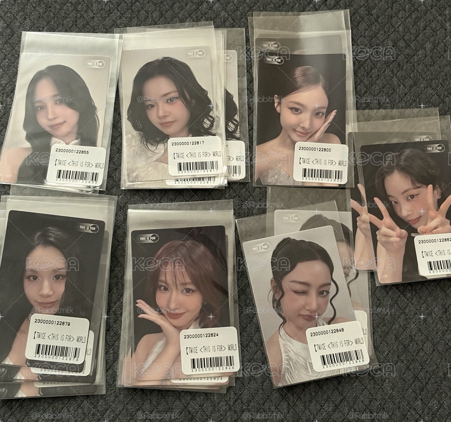 TWICE 日本場六巡 一番賞 卡貼