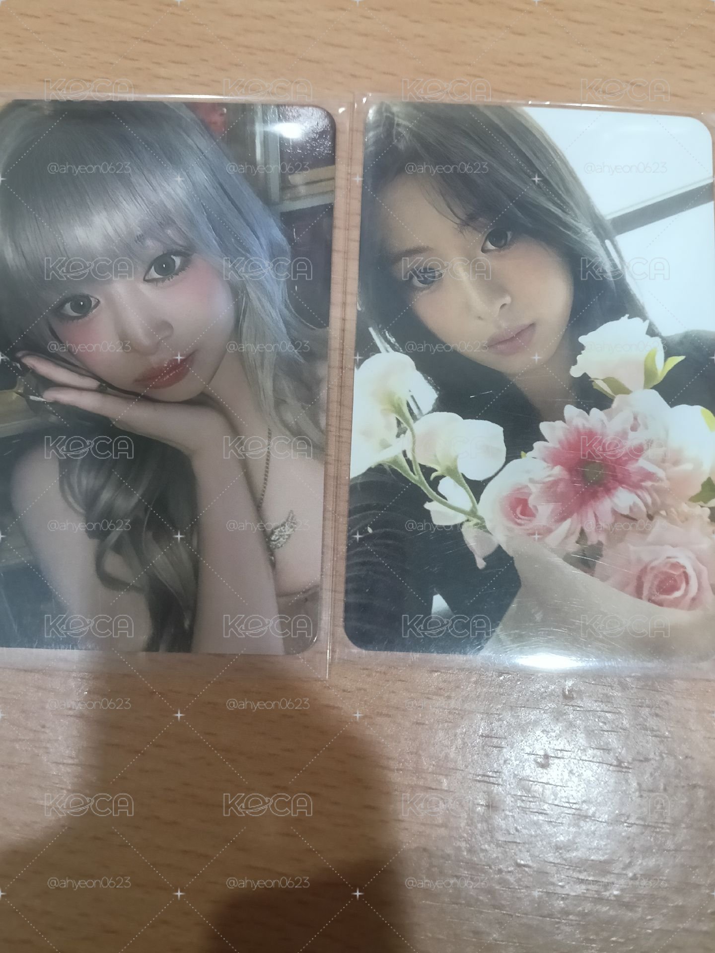 賢兩張不拆 拿花韓背