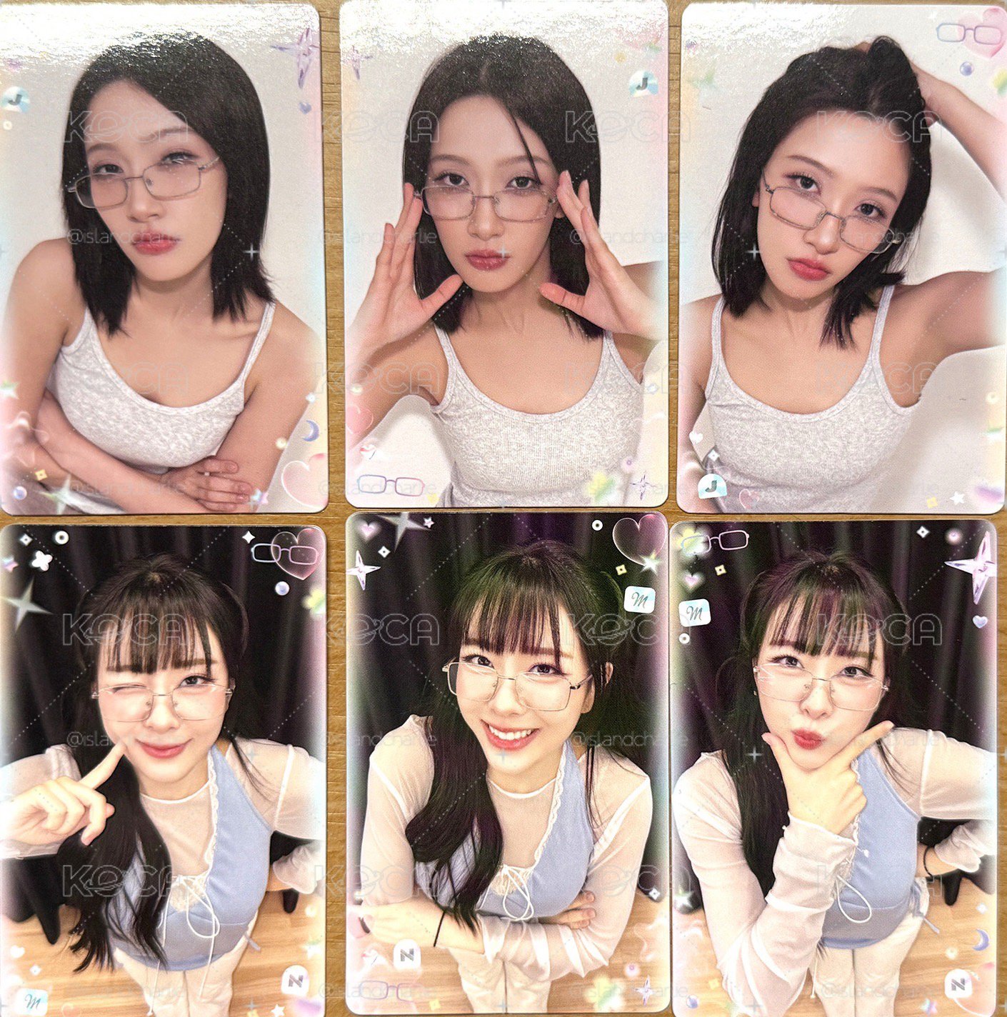 GMMtv 七月書展 女生小卡 JaoyingMewnich Jaoying Mewnich 一套