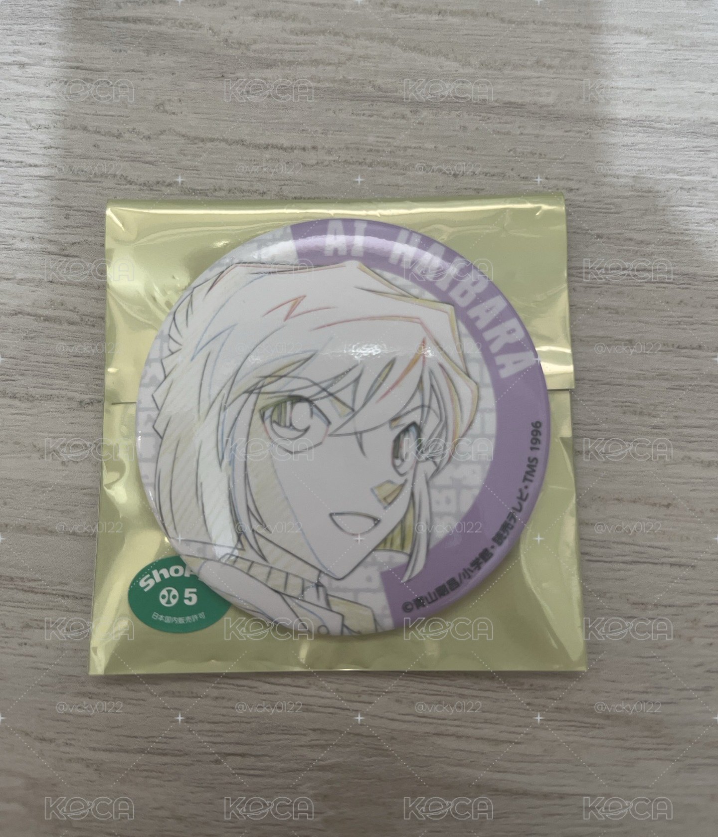名偵探柯南30週年展覽 台北場 原畫徽章
