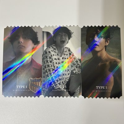 BTS 防彈少年團 金泰亨 V TYPE1 寫真 首爾展覽 滿額票根 特典