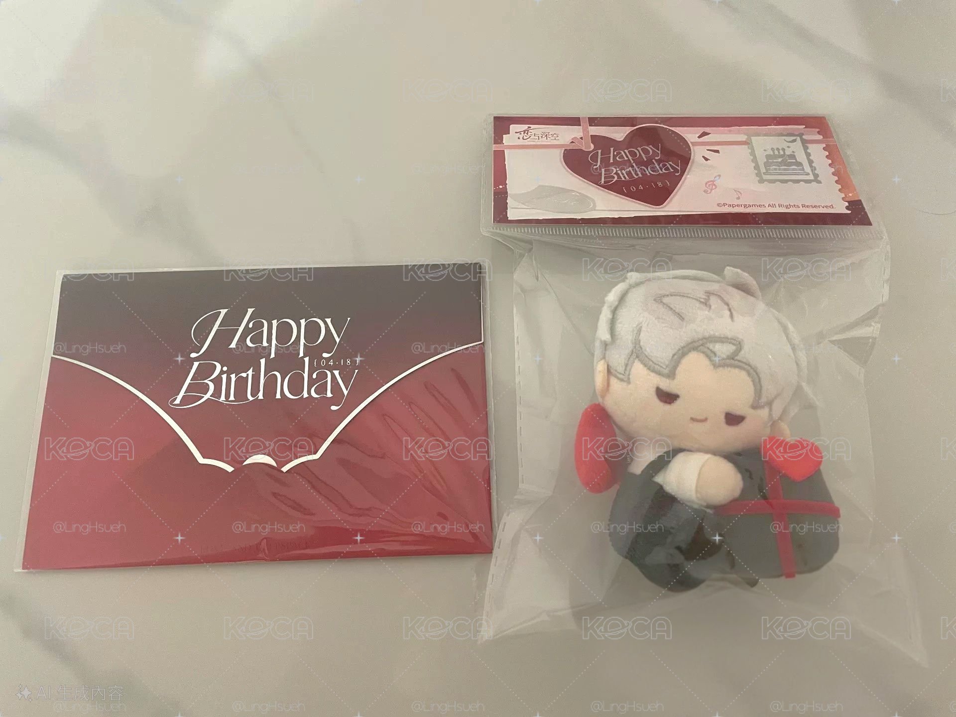 秦徹 生日娃+信（需綁賣場內任意總金額至少$250）