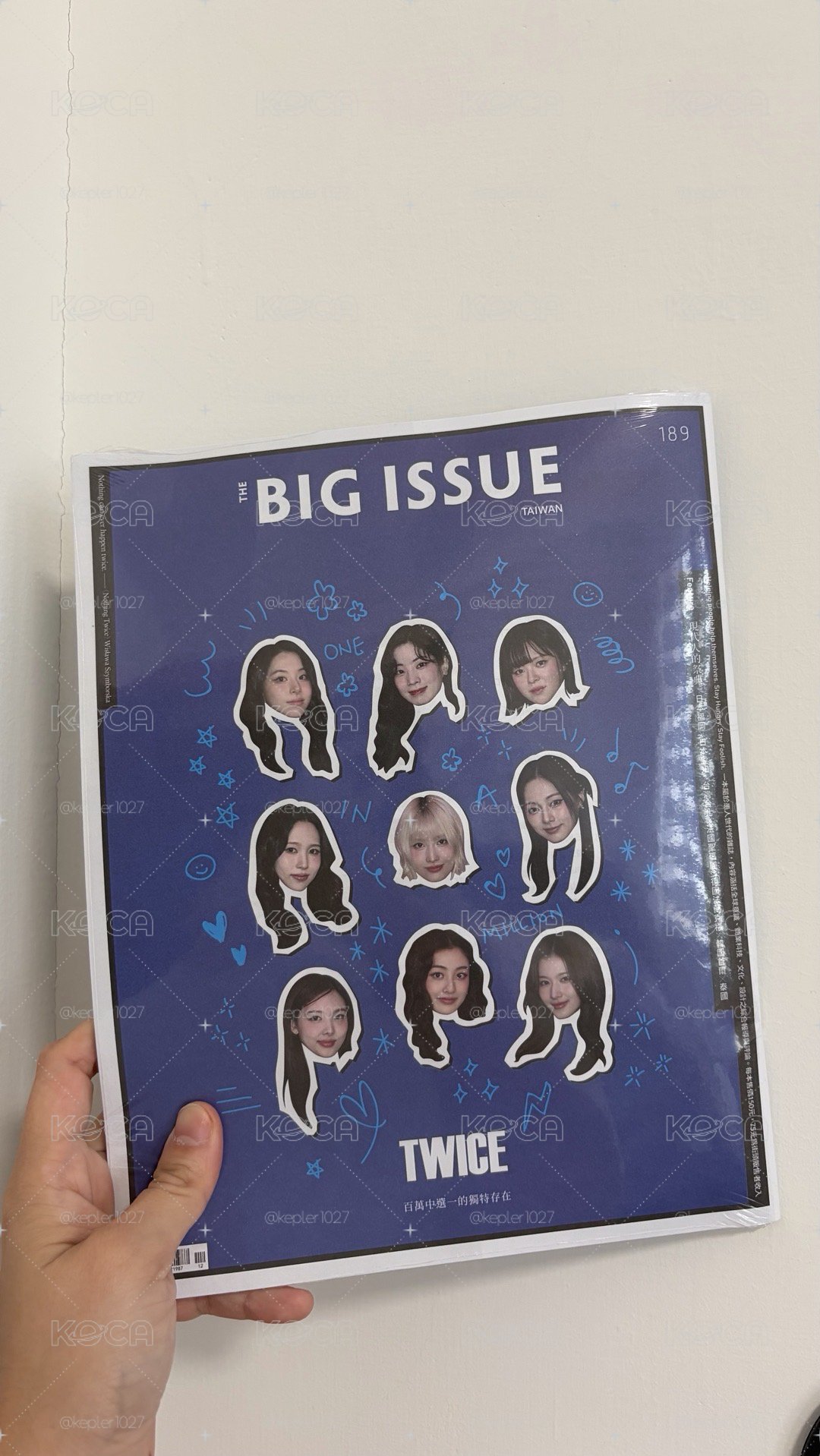 ELLE 雜誌 SANA+ 大誌雜誌 TWICE（含手幅）