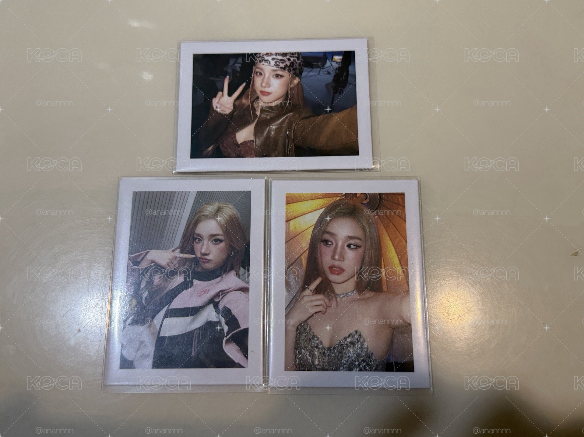 雨琦fenty beauty代言撕拉片小卡一套