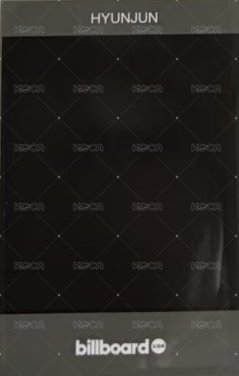 Billboard×SMTR25 雜誌卡 復刻拍立得 背面