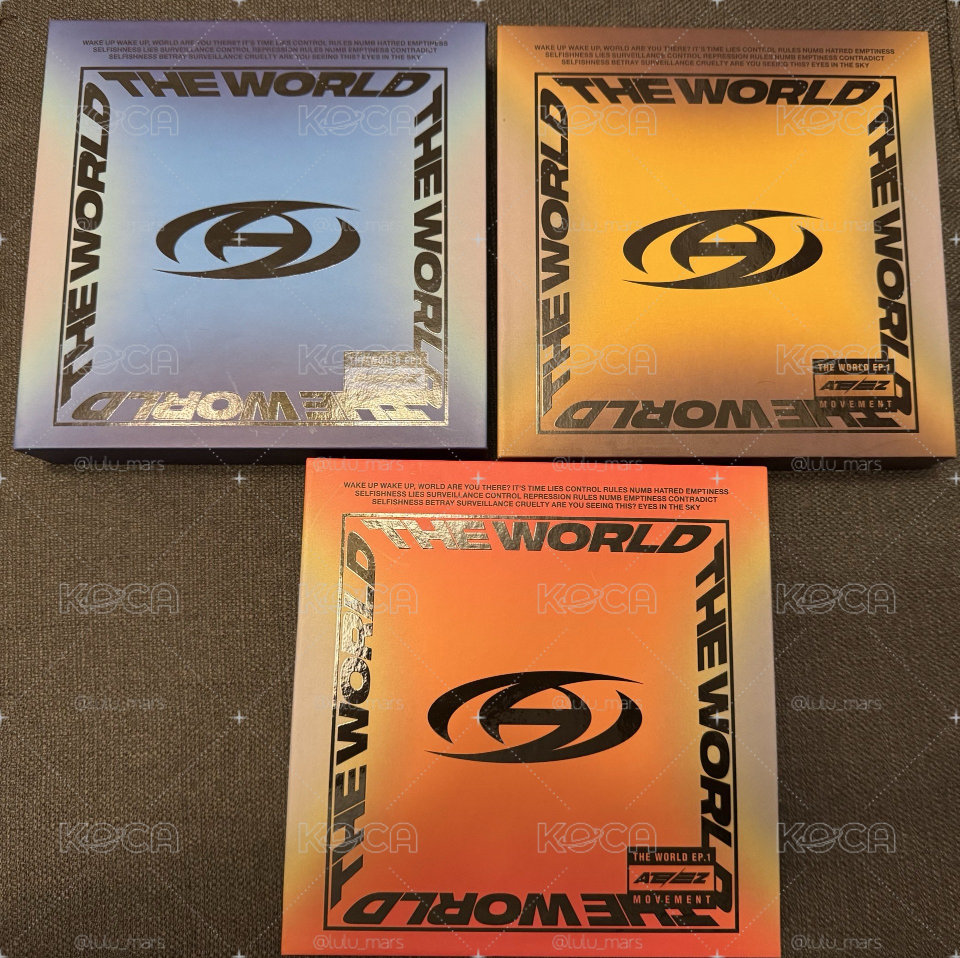 THE WORLD EP1 三版合售