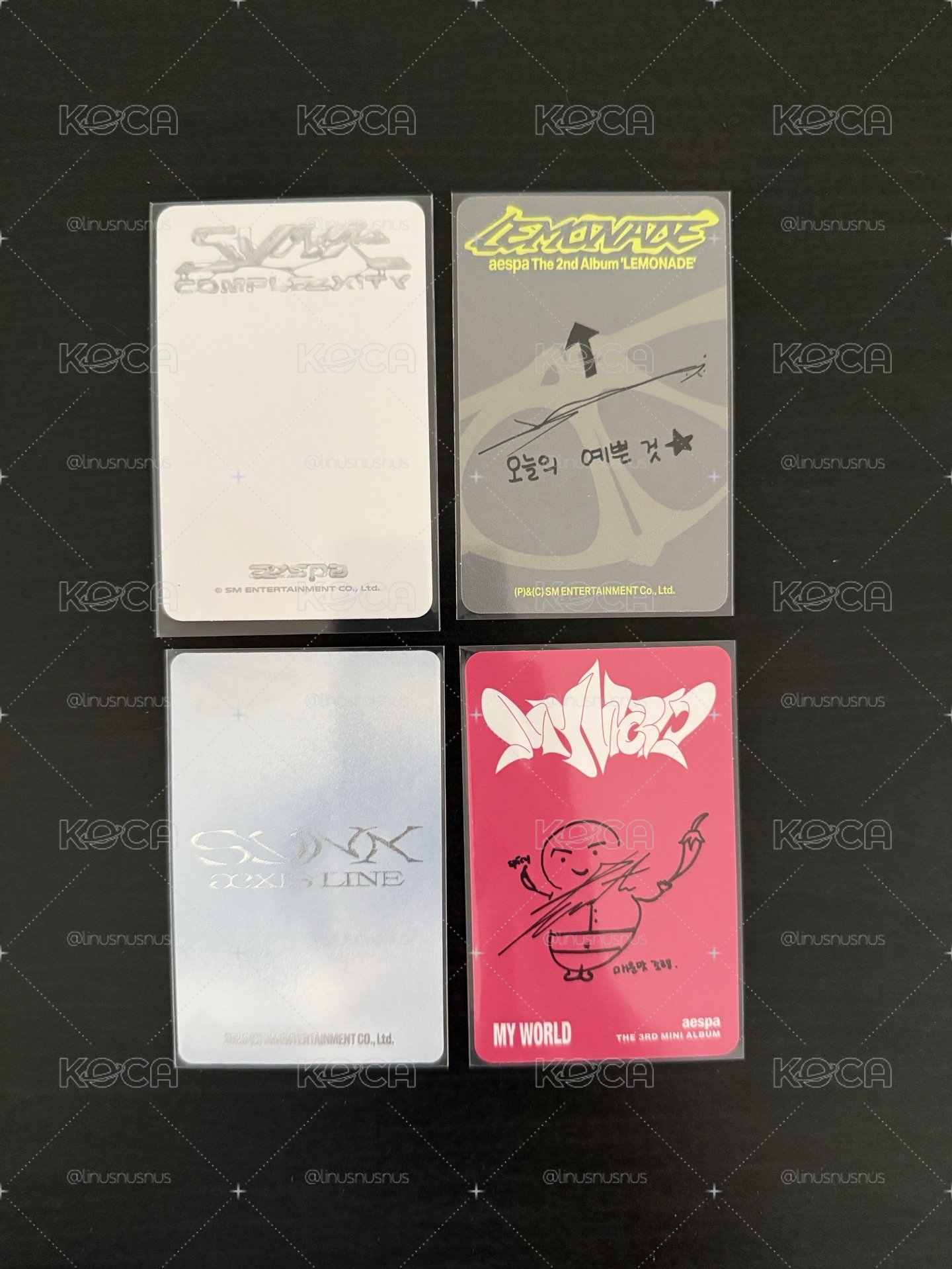 aespa 冬漂亮專卡隨機卡盤