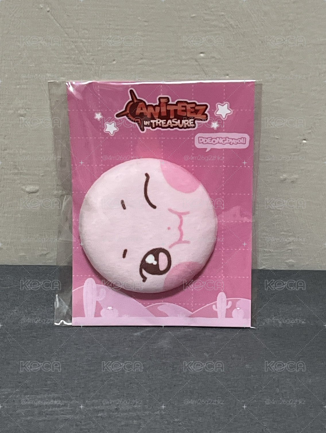 ANITEEZ IN TREASURE JAPAN EXCLUSIVE 徽章 SOFT CAN BADGE