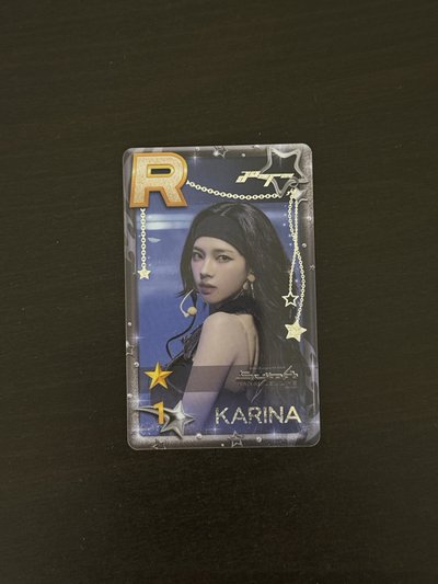 aespa Karina 二巡安可場 遊戲卡