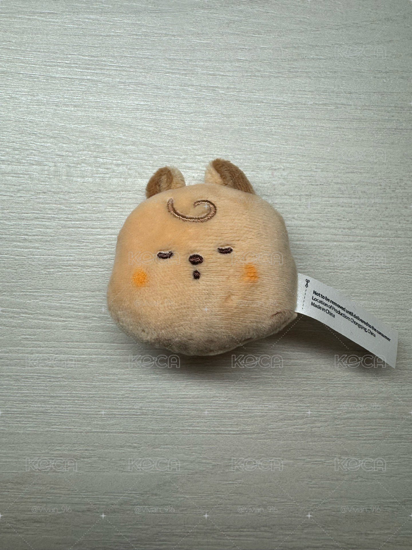 minini baby 徽章 閉眼款