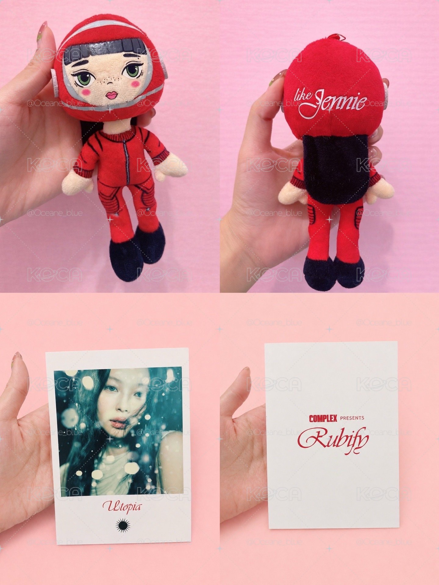 ❤️稀有限定❤️Complex Presents Rubify by JENNIE-太空人妮鑰匙圈