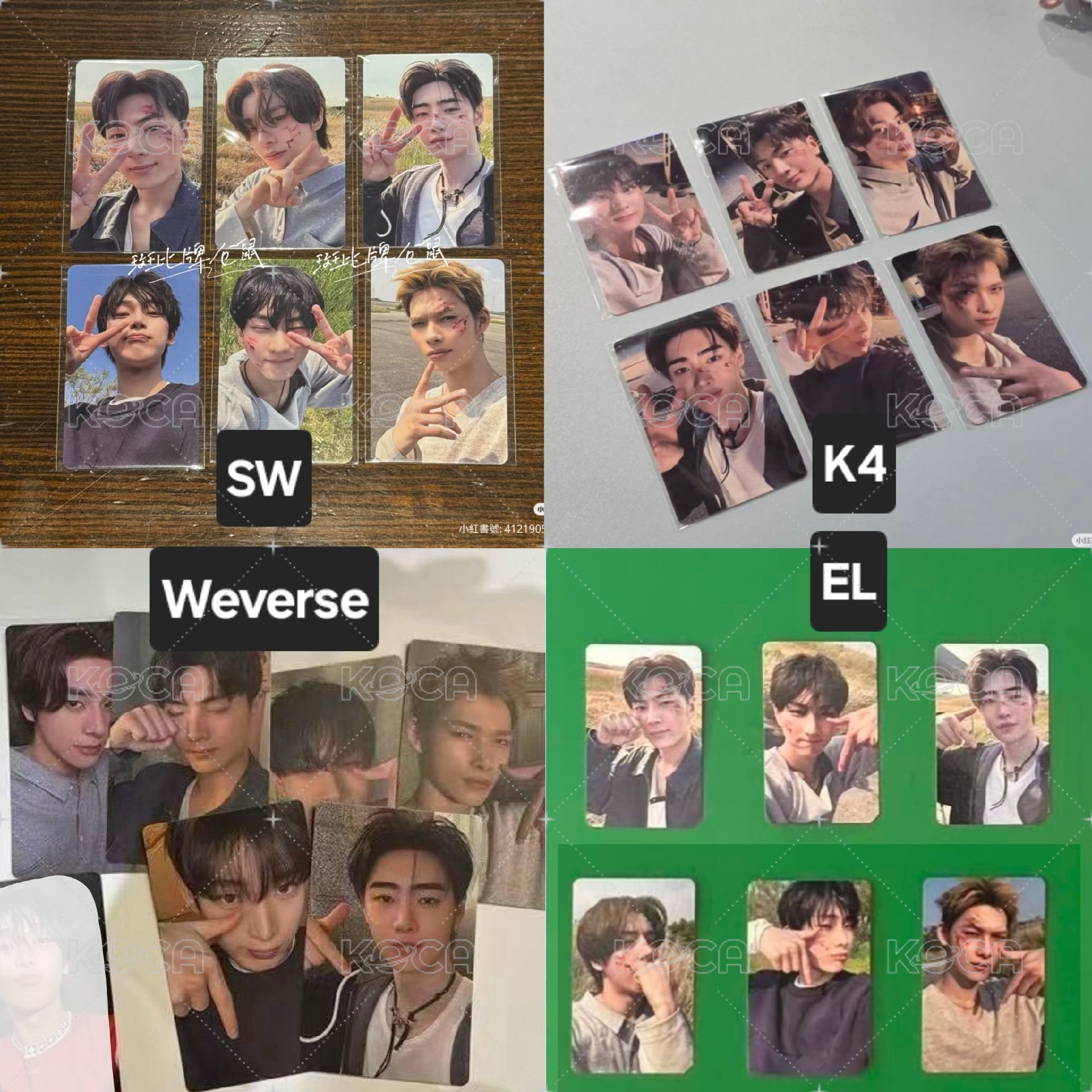 Enhypen WVS SW K4 EL 幸運卡