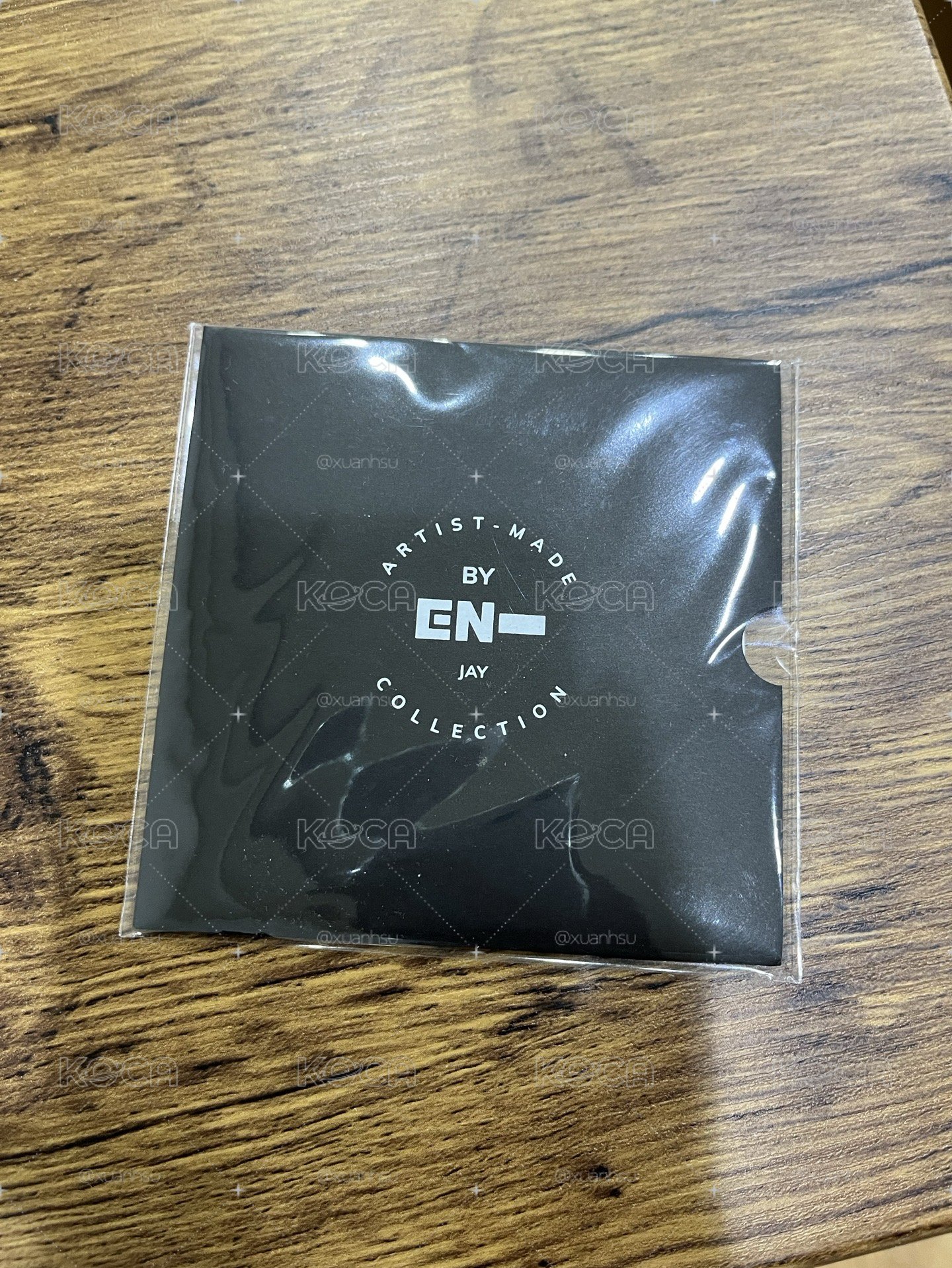 ENHYPEN AMC JAY黑貓踢衣服卡+製作歷程