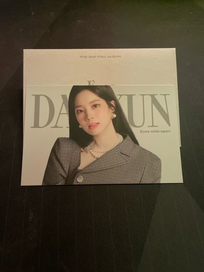dahyun 多賢留言卡