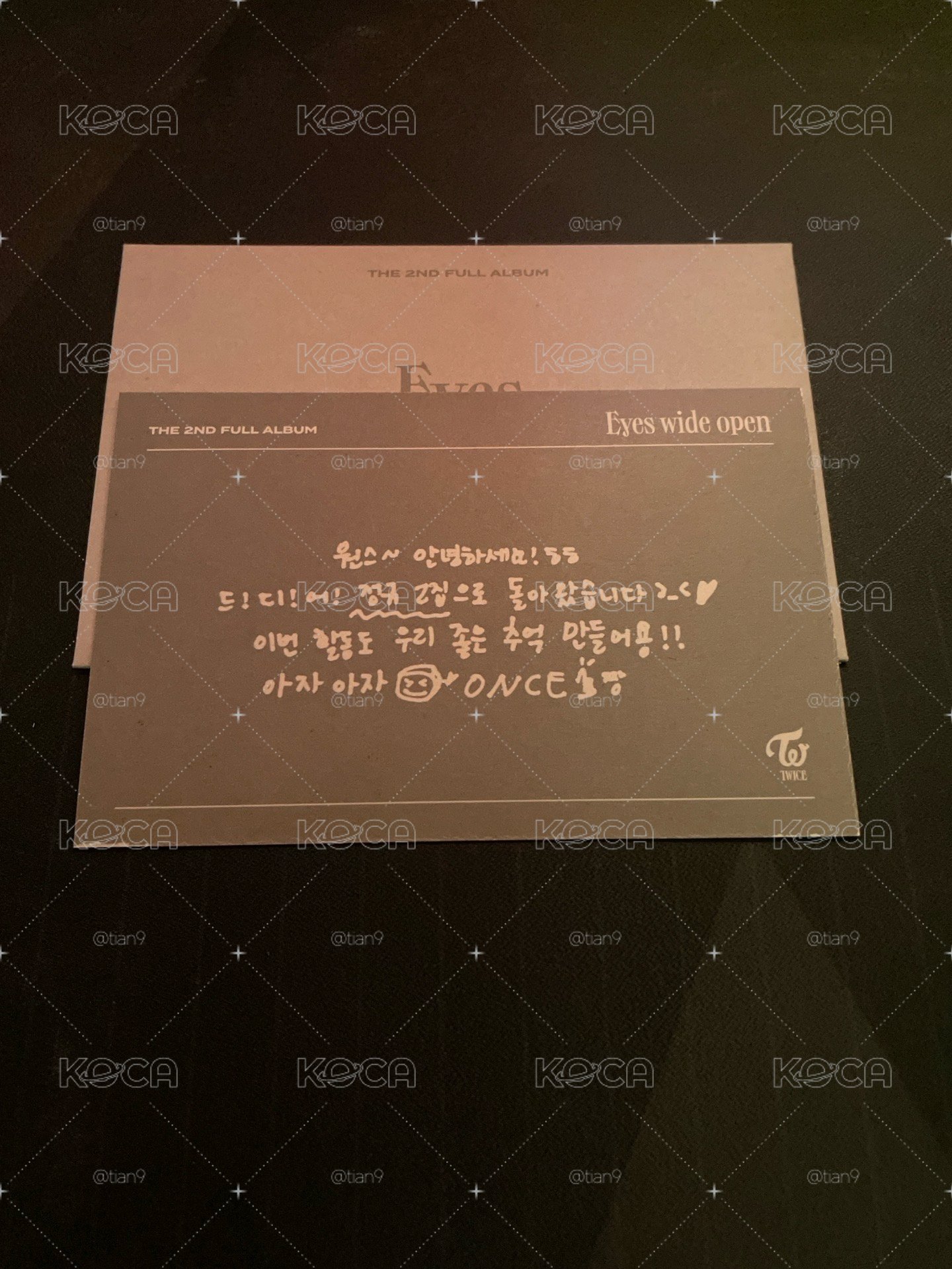 dahyun 多賢留言卡
