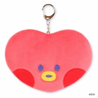 TATA / BT21 MININI PLUSH POUCH 造型毛絨吊飾卡包/零錢包