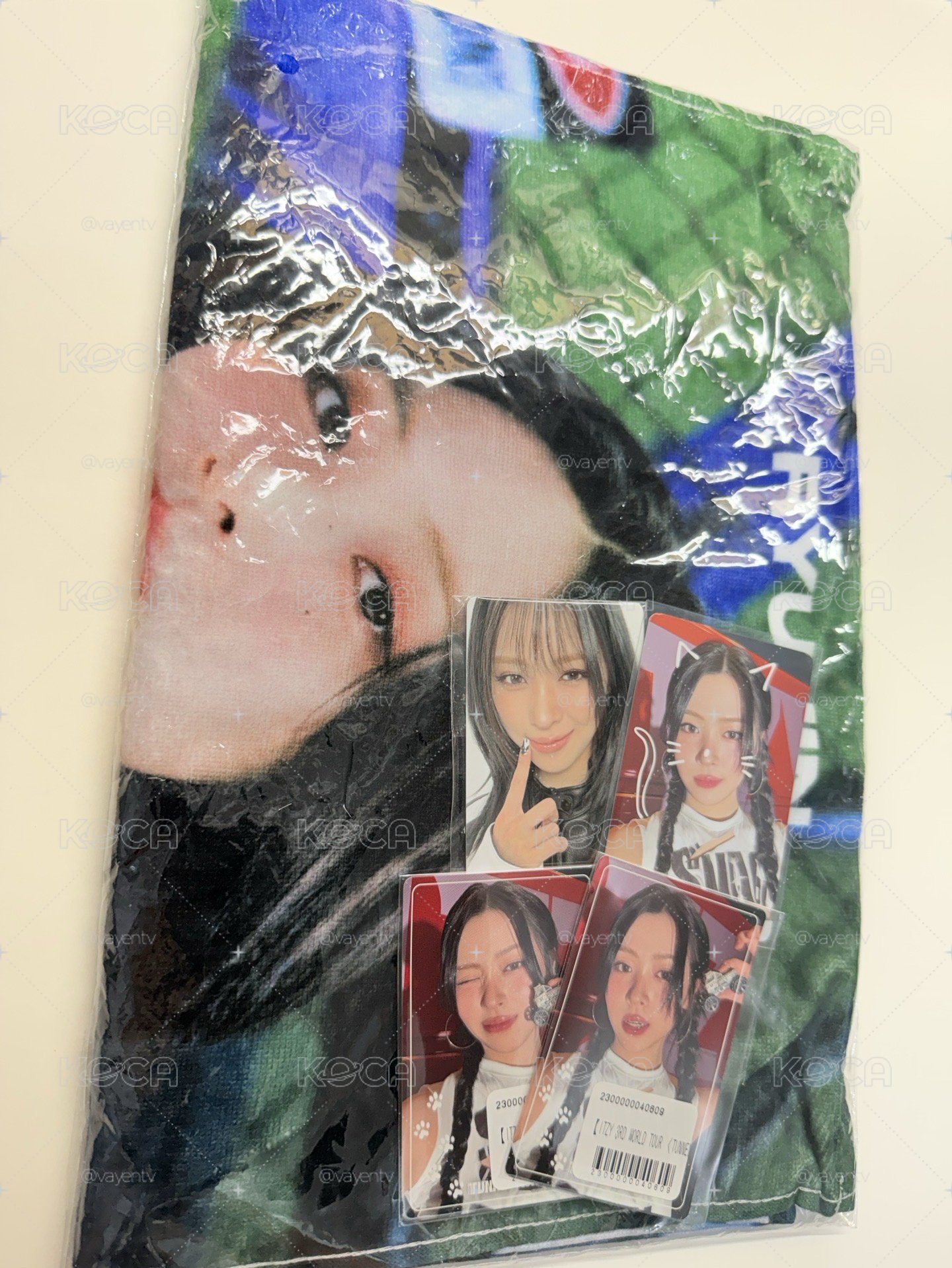 二巡 JYP JAPAN 毛巾 留 整圖