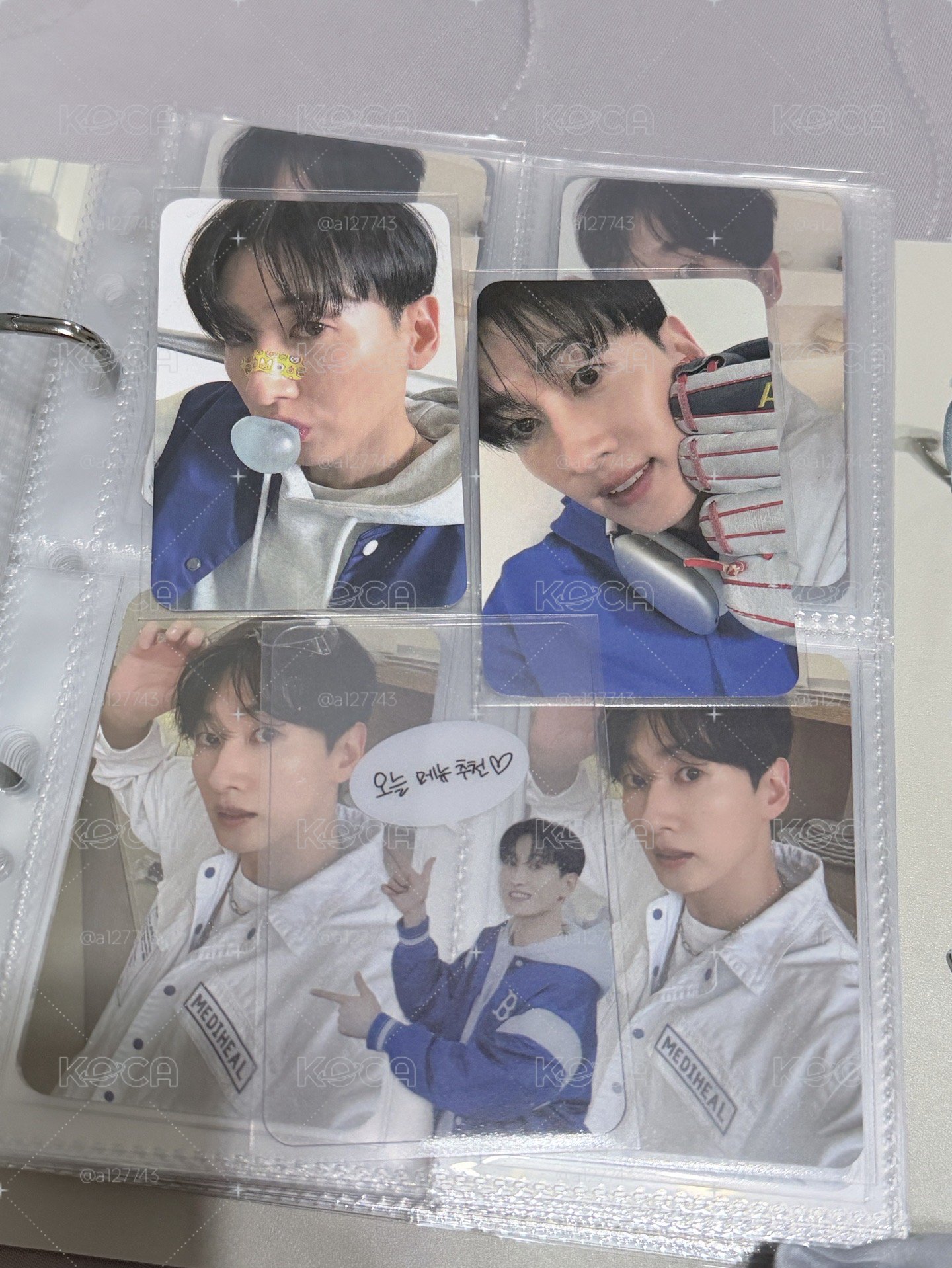 李赫宰/銀赫 Mediheal2.0 一套卡、髮帶