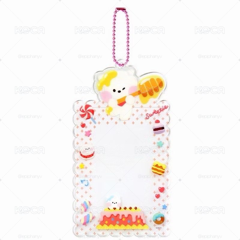 RJ / BT21 Sweetie Photo Holder 蜂蜜罐PVC卡套吊飾