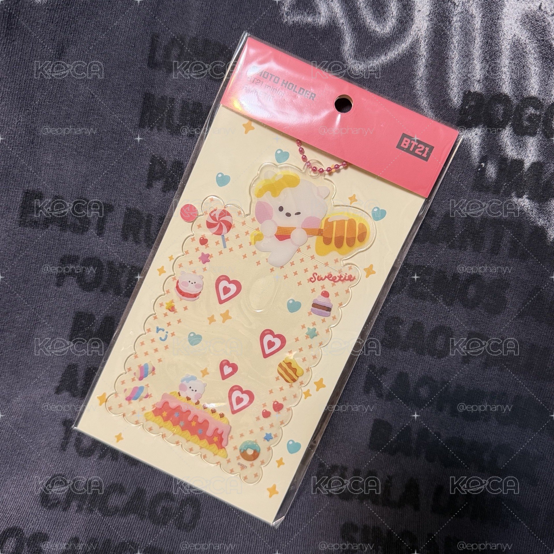 RJ / BT21 Sweetie Photo Holder PVC卡套