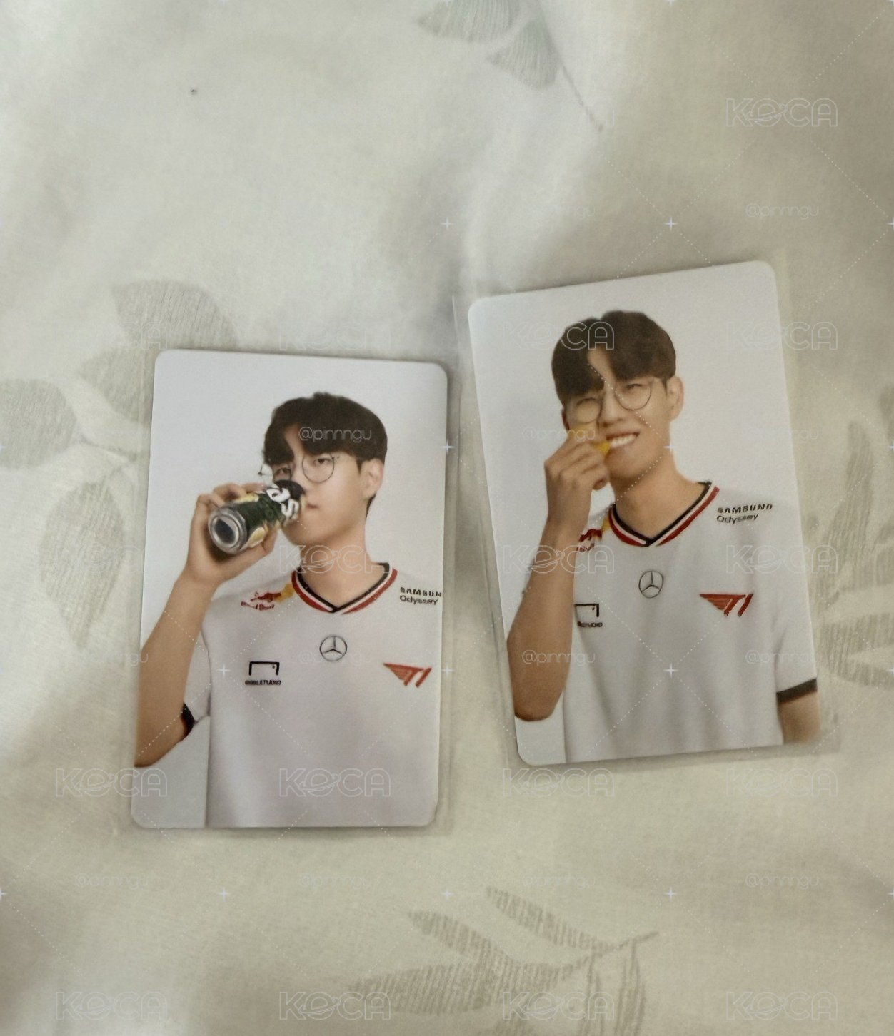 T1 Cass 啤酒杯小卡 兩張一組 第一代
