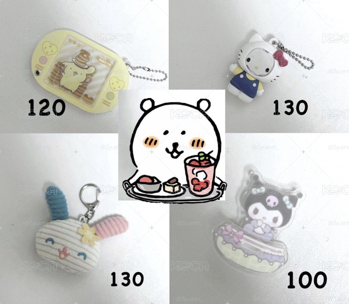 三麗鷗 花小兔 布丁梗 庫洛米 kitty