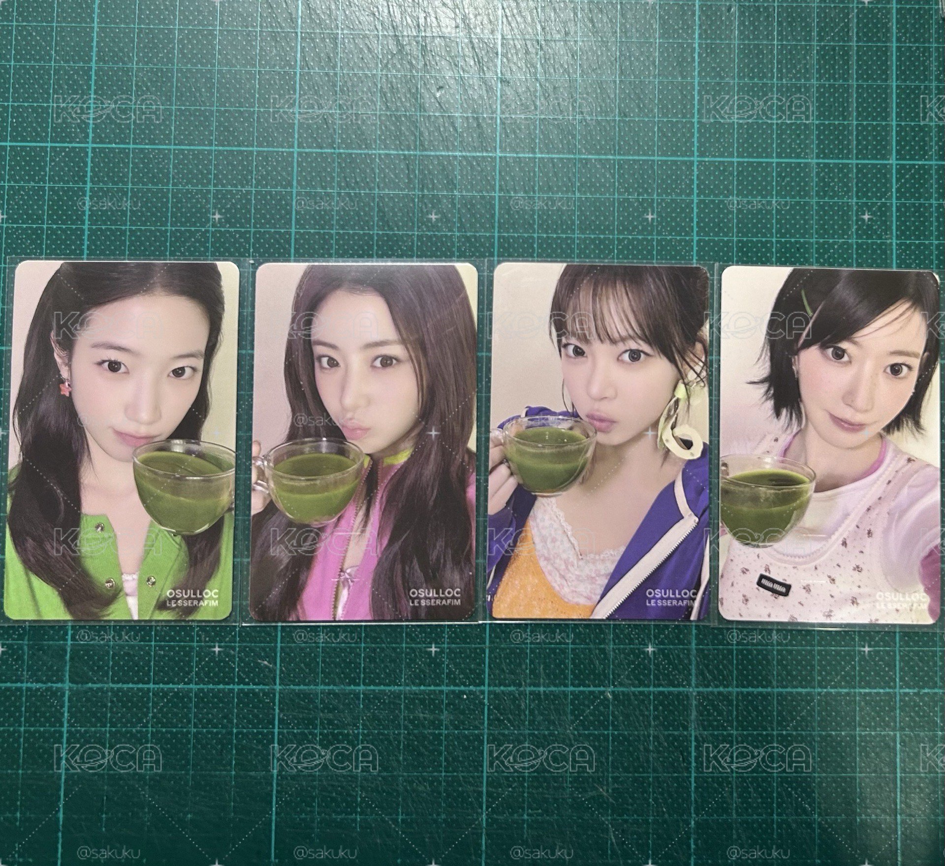 PUREFLOW OSULLOC 抹茶卡貼