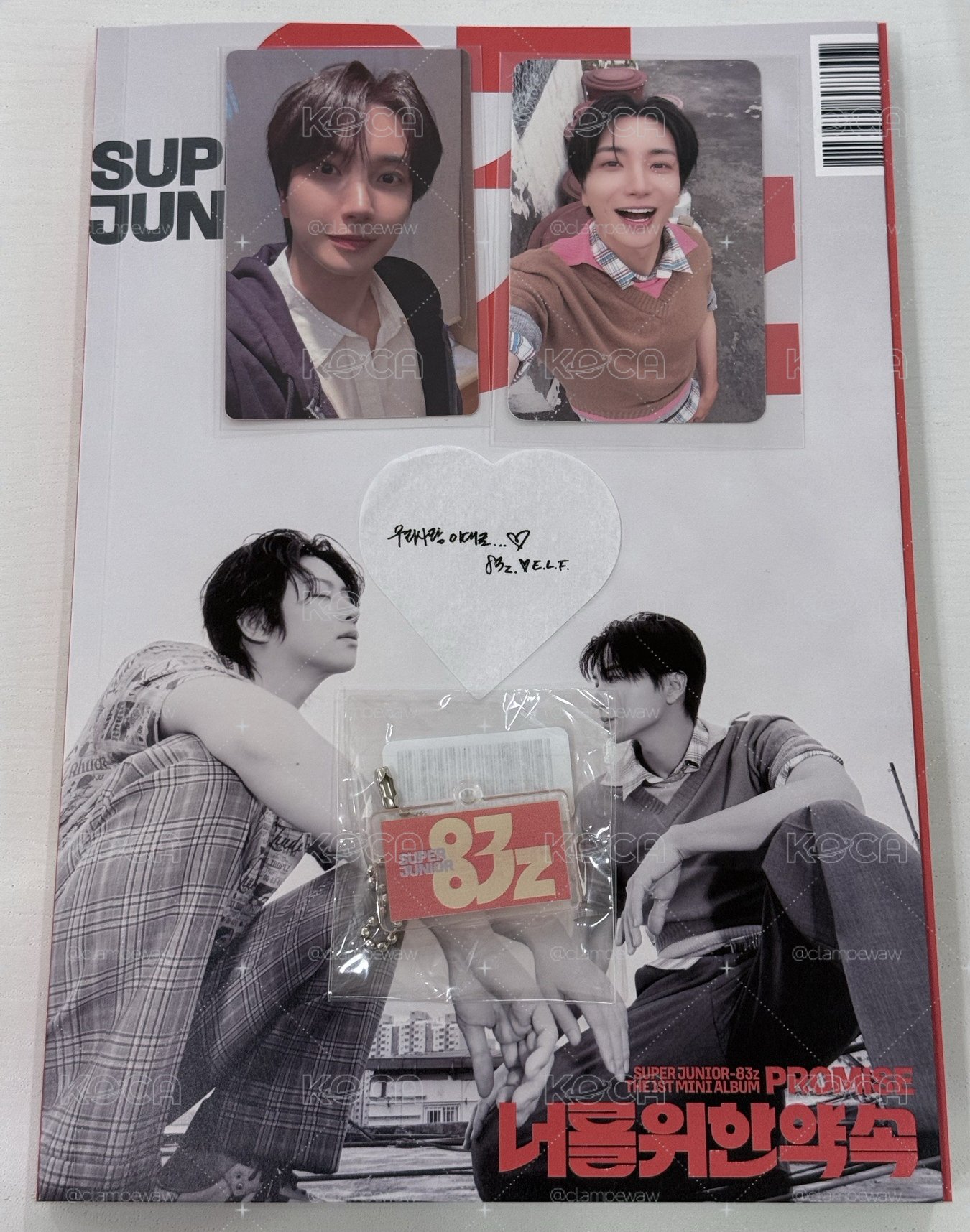 83z PB版專輯（全專）+ weverse 特典卡（利特) + FanCon 演唱會利特愛心紙花