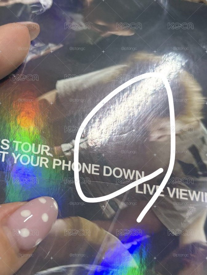put your phone down 威秀手環+明信片