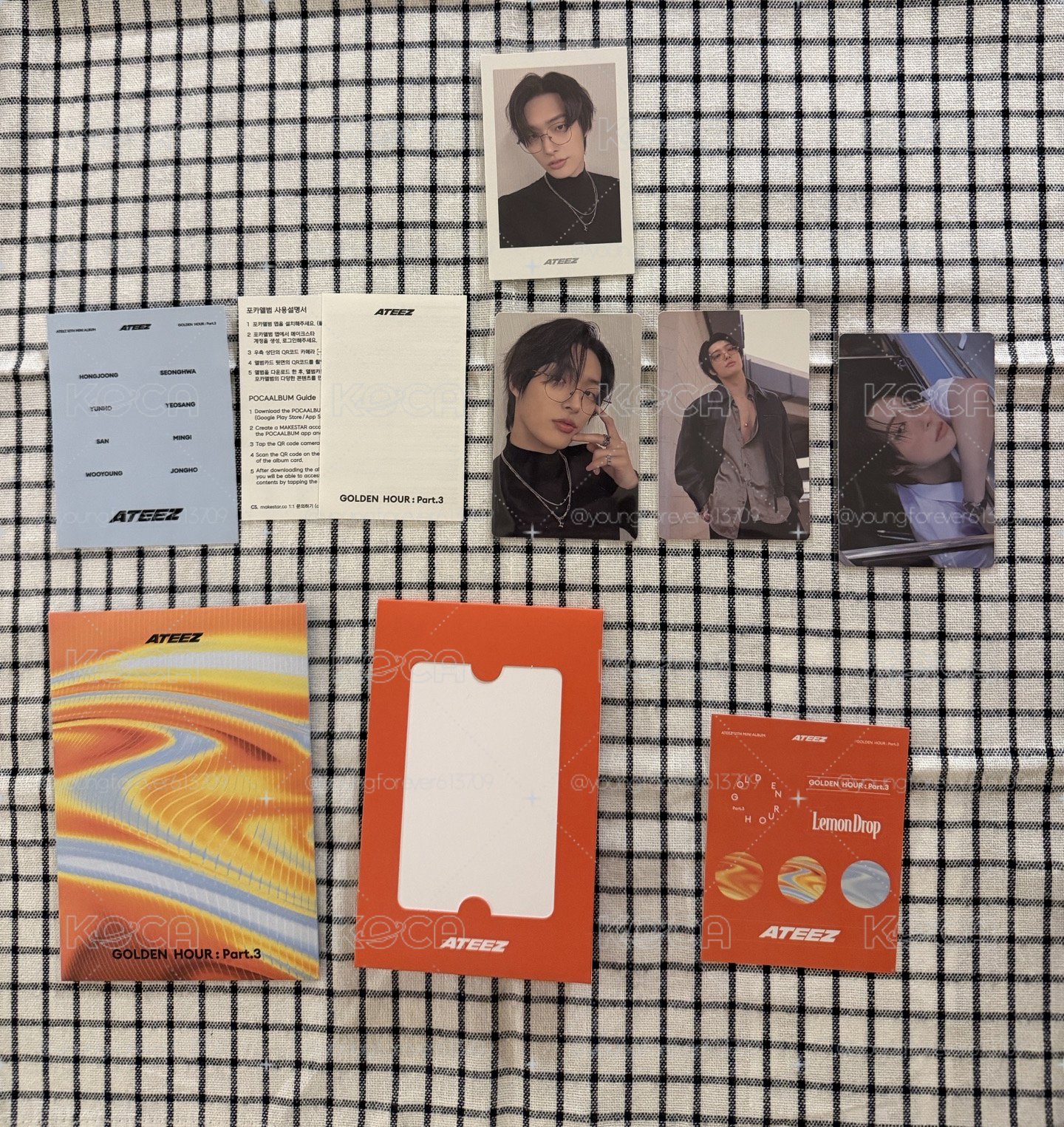 ATEEZ mingi 旼琦單封 已拆全專