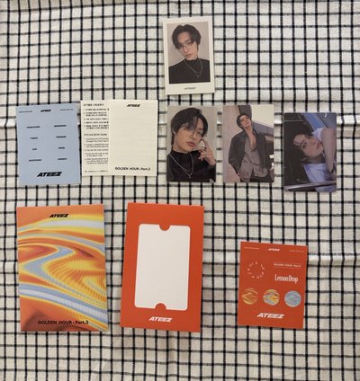 ATEEZ mingi 旼琦單封 已拆全專