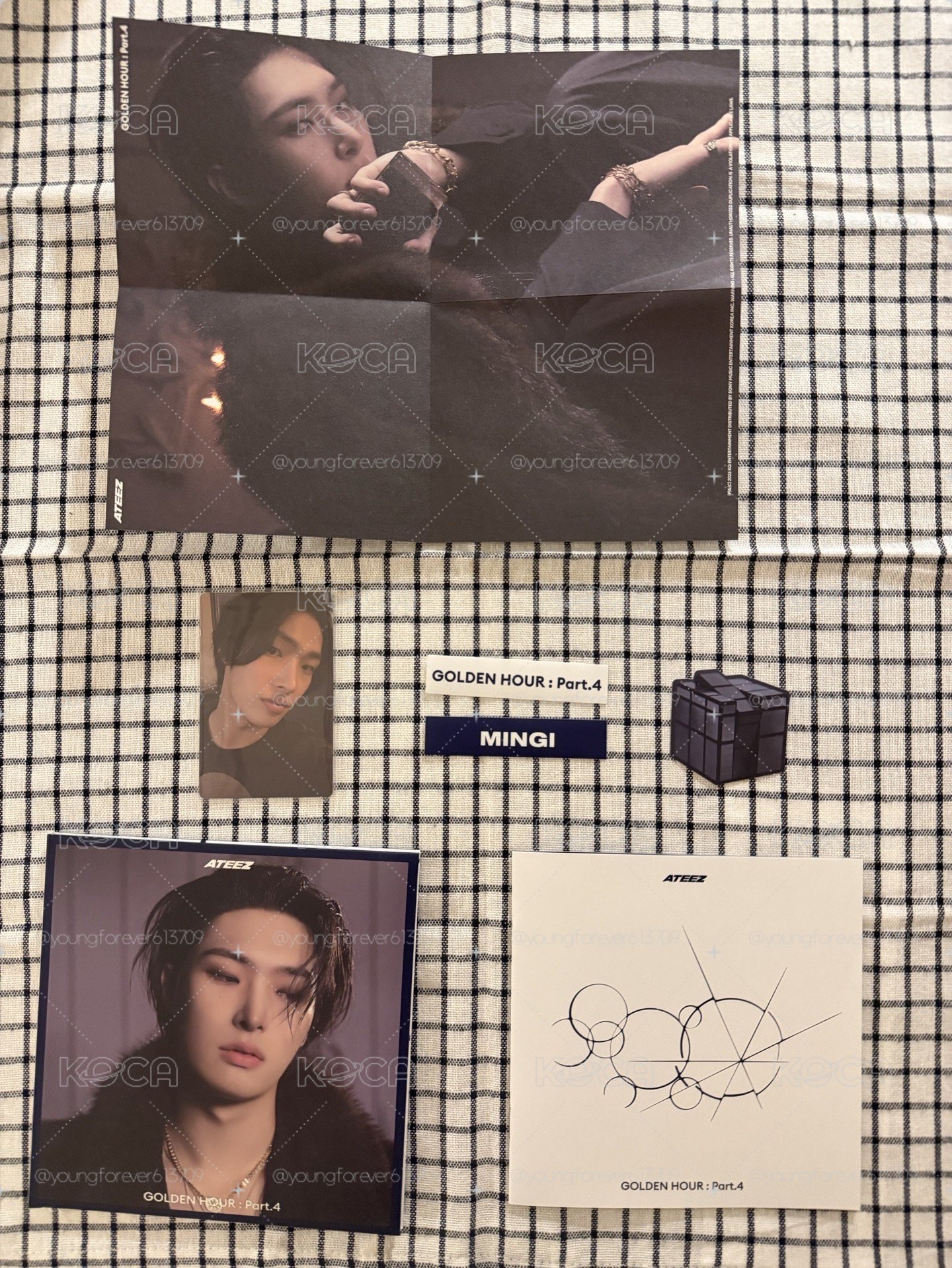 ATEEZ mingi 旼琦單封 已拆全專