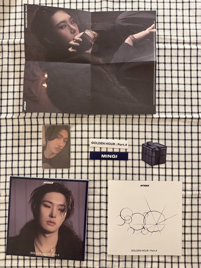 ATEEZ mingi 旼琦單封 已拆全專