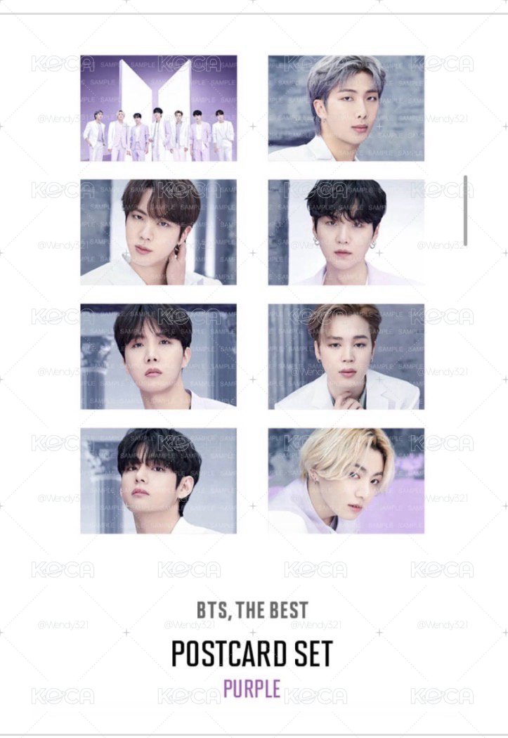 BTS The Best日專 明信片組(全新)