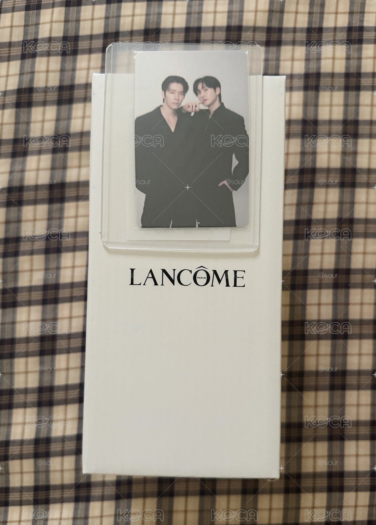 Super Junior D&E 蘭蔻水杯+小卡