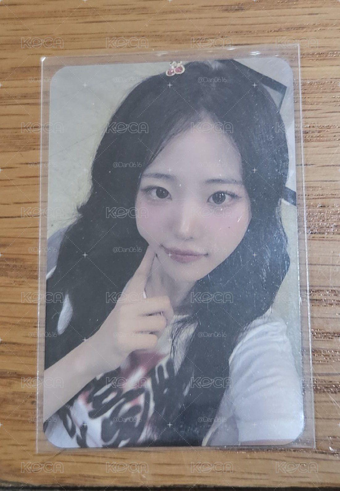 QWER 迷三 Kpopstore 線下 1.0 簽售卡 娜 戳臉ver.