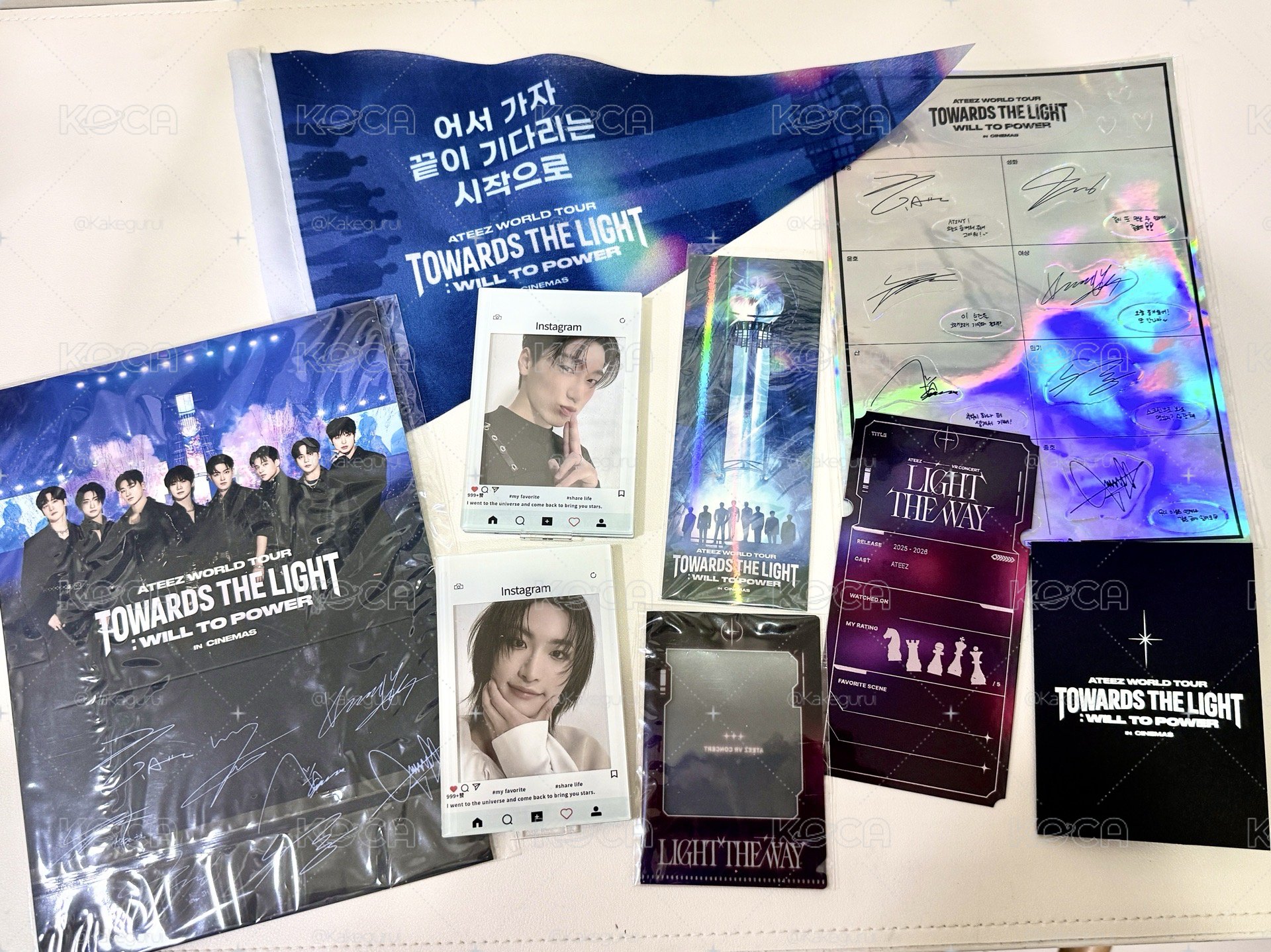 TOWARDS THE LIGHT / LIGHT THE WAY演唱會電影週邊 ATEEZ 