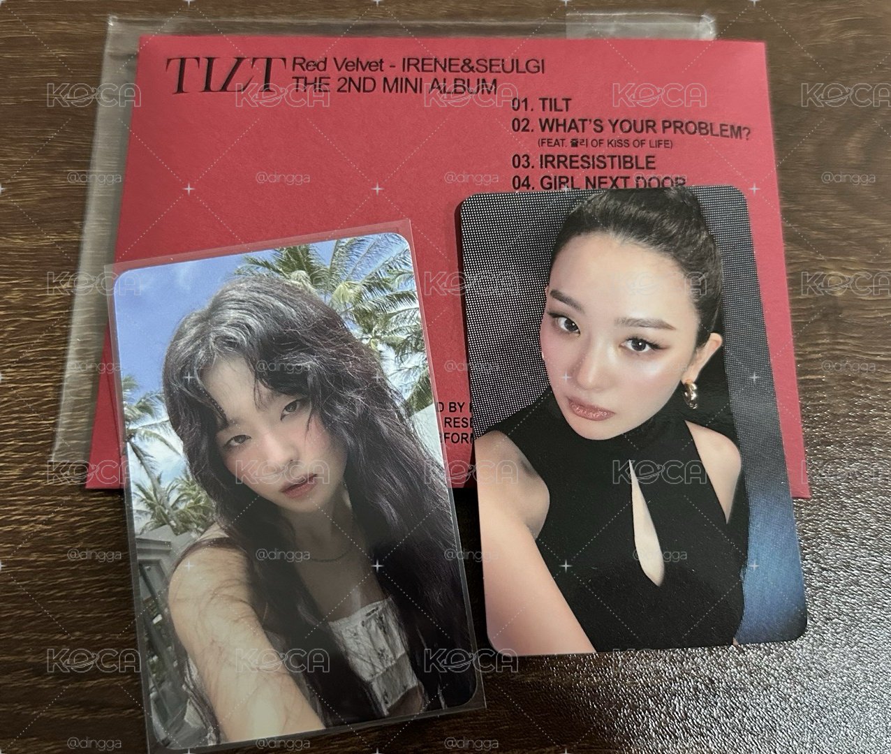Irene Seulgi Tilt QR版已拆+廣州簽售特典