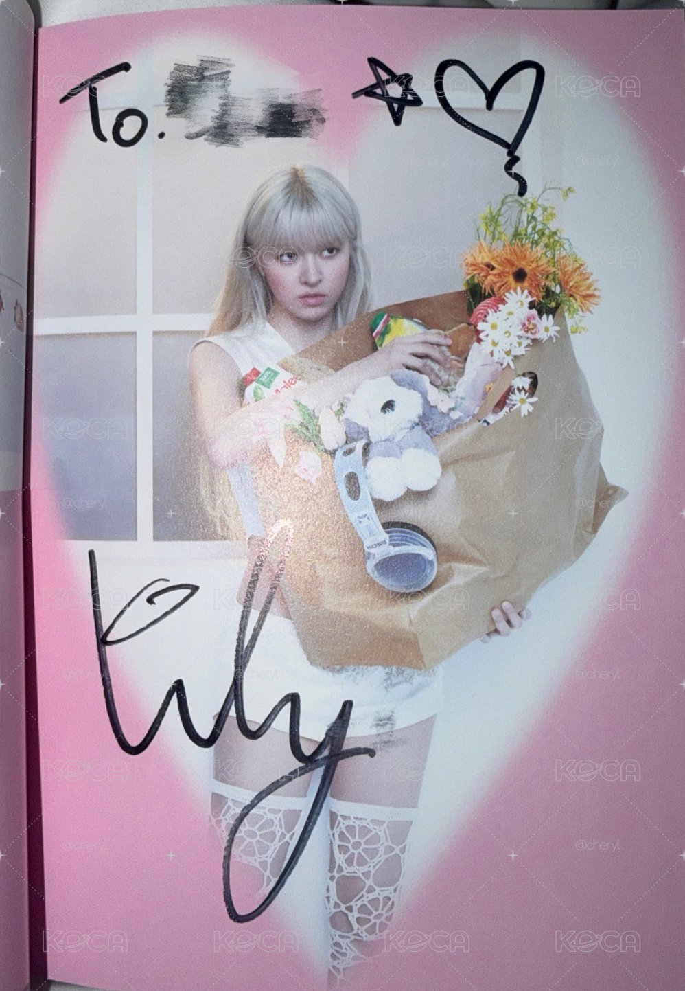 lily 撕頁to簽