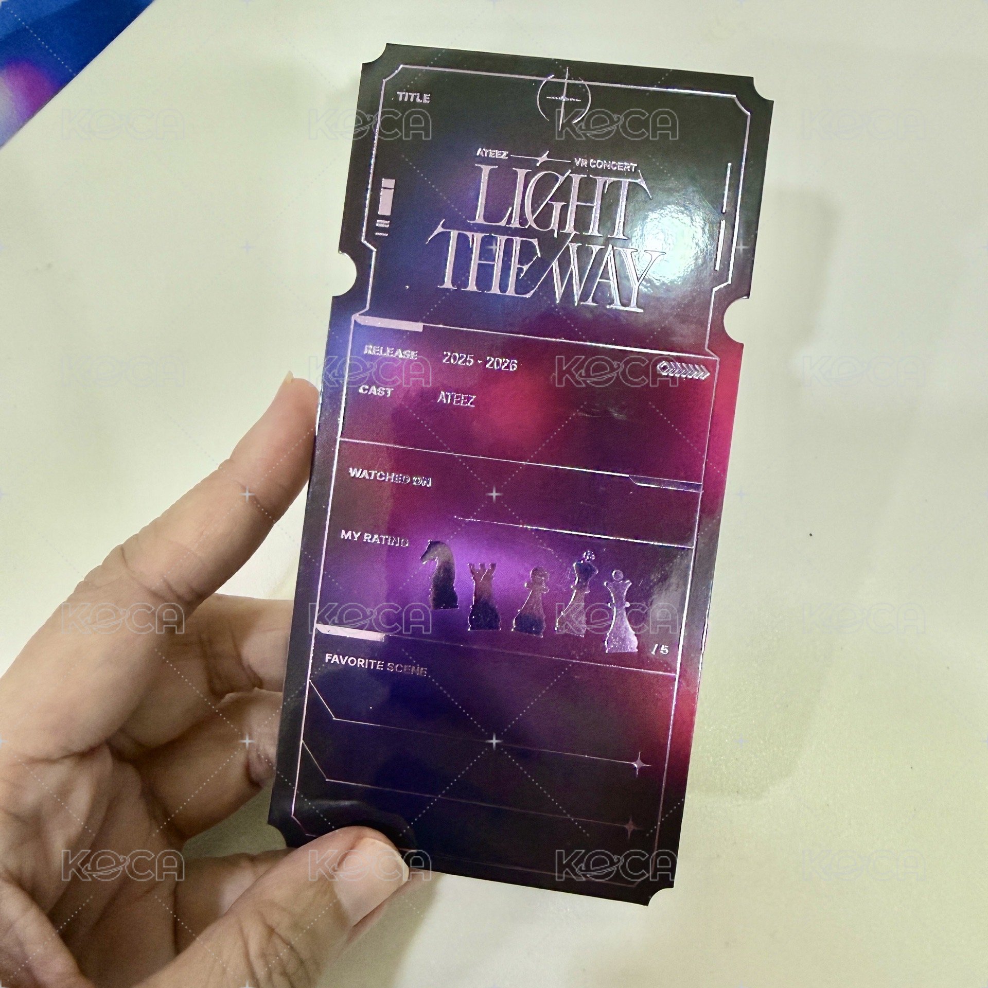 LIGHT THE WAY VR特典票根