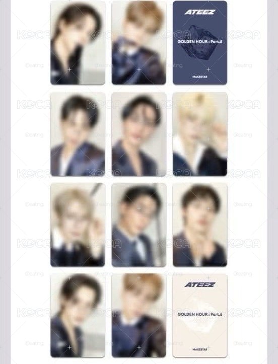 Ateez MS CDP LD 鍾浩2張