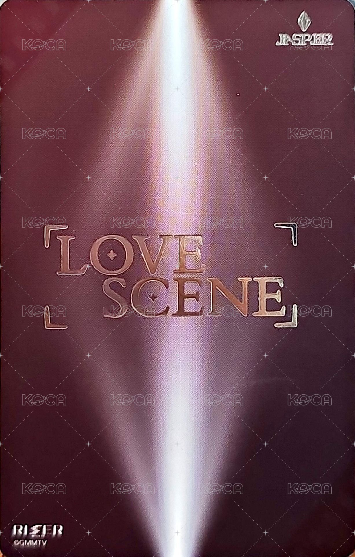 JASP.ER LOVE LSCENE 專輯卡  背面