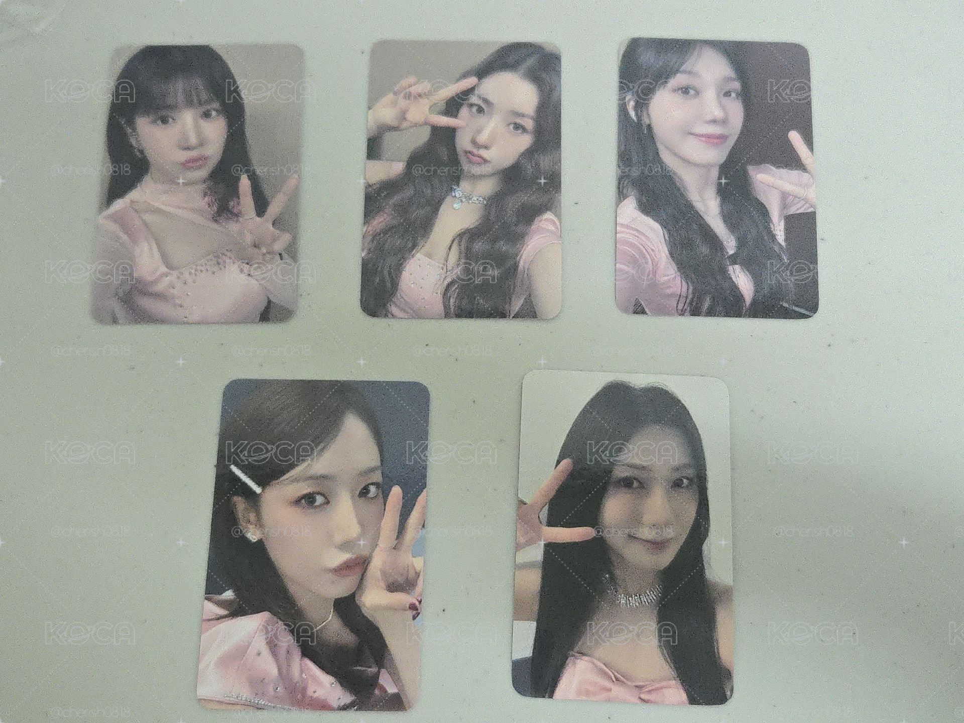 Apink 15週年螢幕公仔一套（含卡)