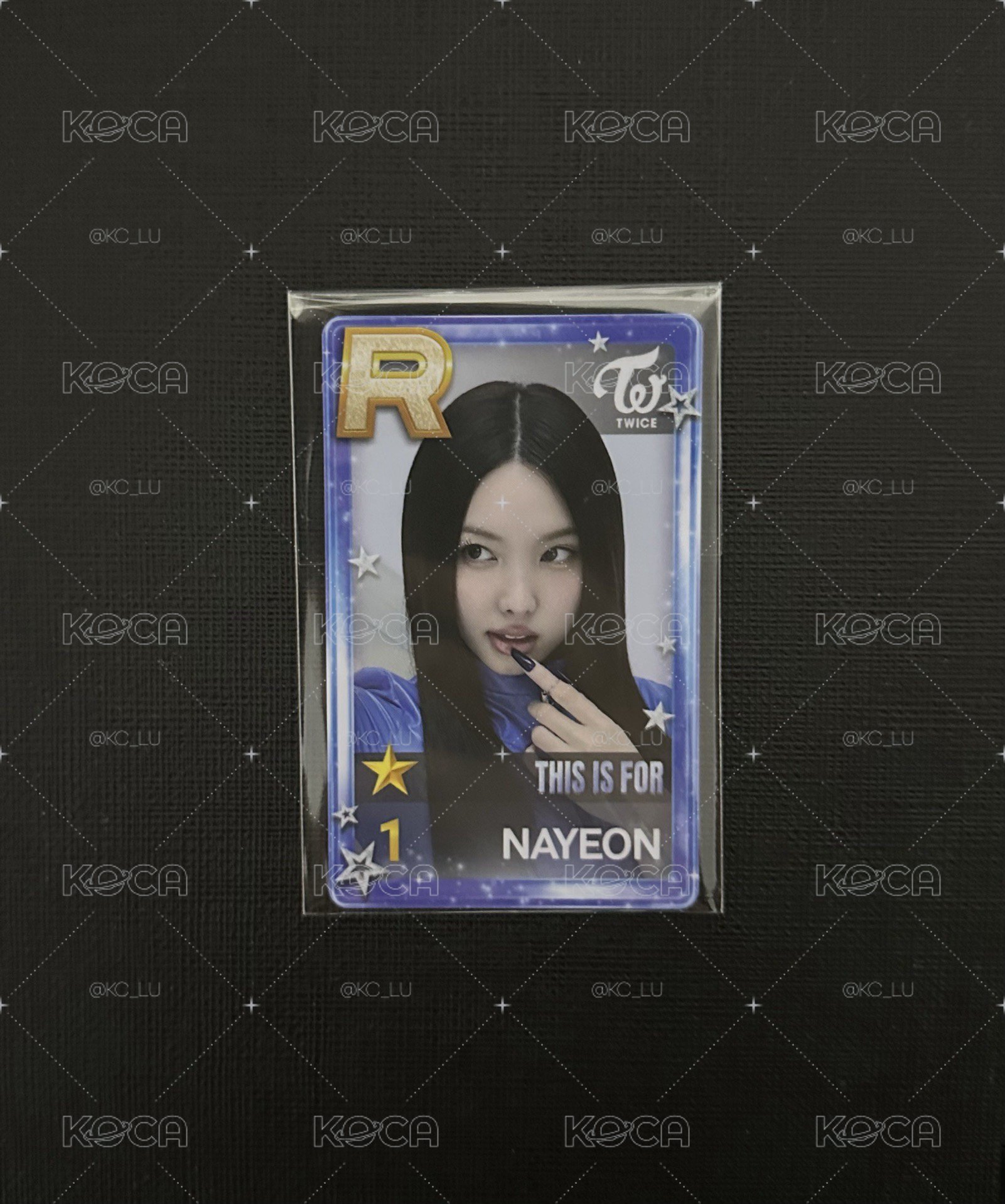 TWICE SSJYP遊戲卡 娜🩵