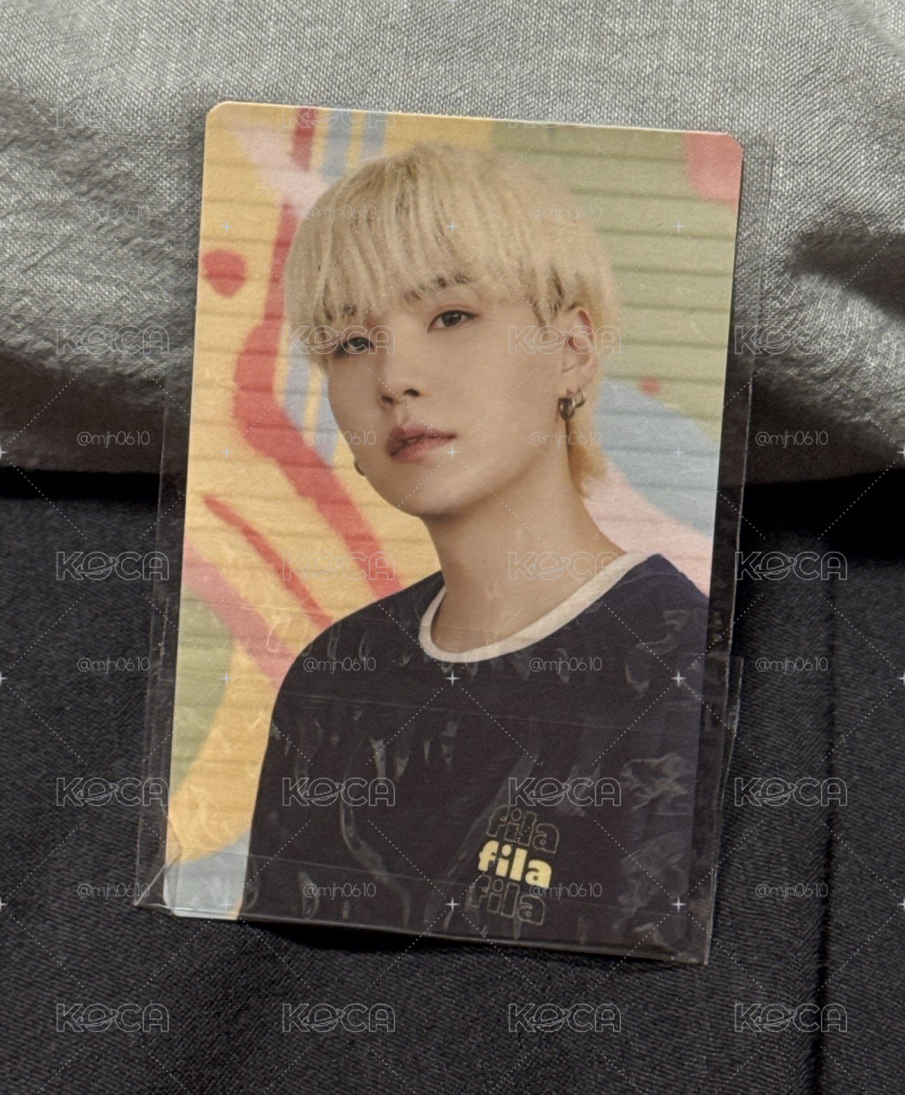 FILA DYNAMITE代言卡 SUGA