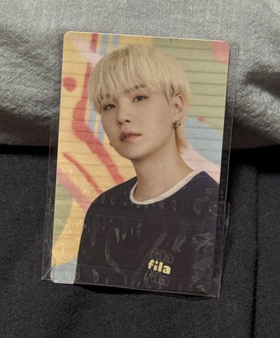 FILA DYNAMITE代言卡 SUGA
