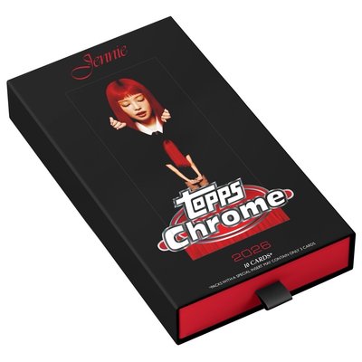 售 Jennie X topps chrome聯名小卡組送BP或Jennie 四張小卡